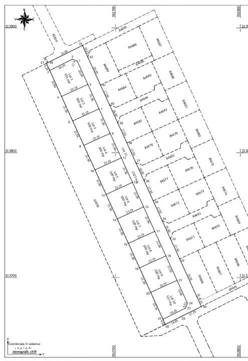 Teren Intravilan In Rate Com Berceni | utilitati: curent, drum | #UG15 - Imagine principală: 4/8