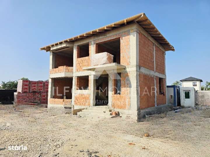Vila superba P+1 Tunari 171mp, 4 camere, curte proprie, tigla ceramica-5