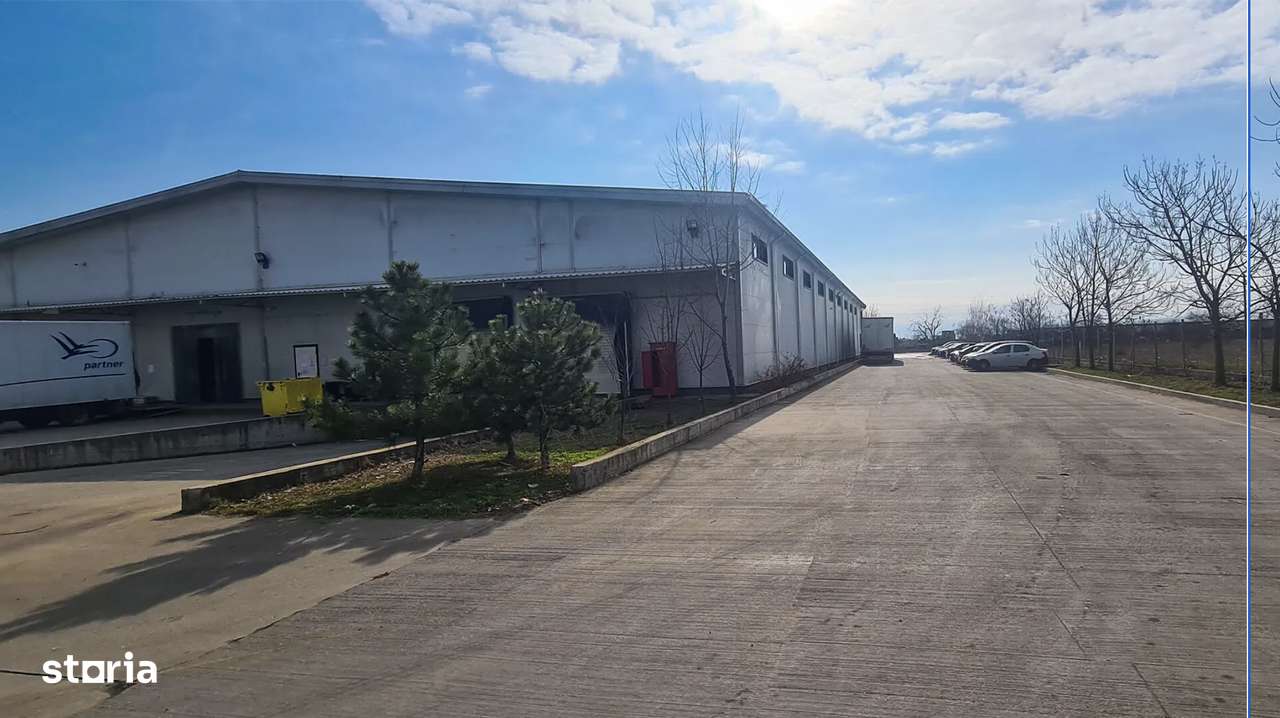 Hala 2200 mp cu rafturi Rudeni Chitila, acces TIR din Centura - Imagine principală: 4/7