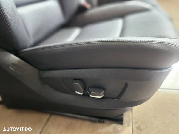 Interior Complet Scaune Piele Neagra Electrice Bmw Seria 7 F01 F02 F03 F04 Volan Stanga Europa Stare Foarte Buna - 7