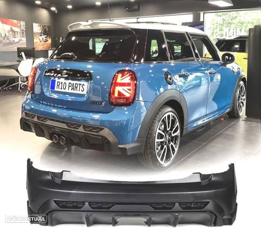 PARA-CHOQUES TRASEIRO PARA MINI F55 14-20 LOOK NEW JCW - 1