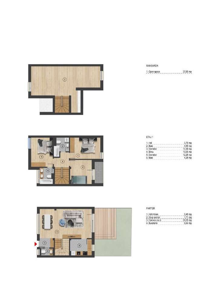 Vila P+1+M/ CHIAJNA/Direct Dezvoltator/Comision 0 - Imagine principală: 2/20