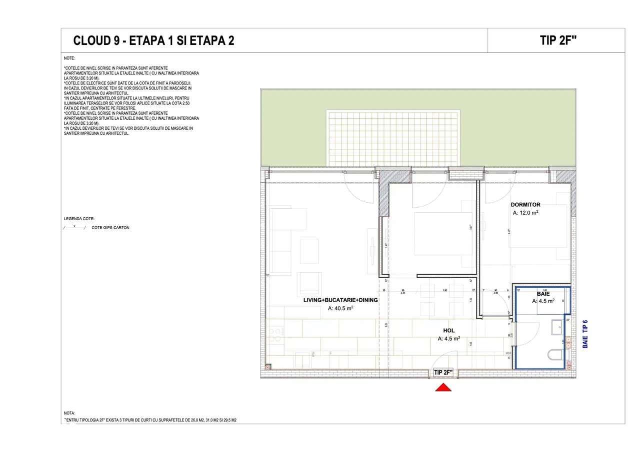 Apartament 2 camere - Imagine principală: 2/25