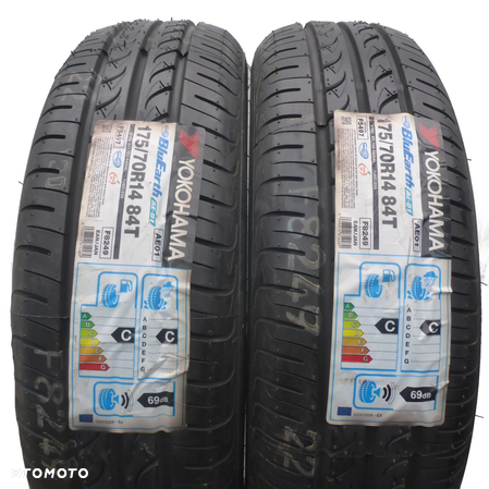 4 x YOKOHAMA 175/70 R14 84T BluEarth AE-01 Lato 2014 - 4