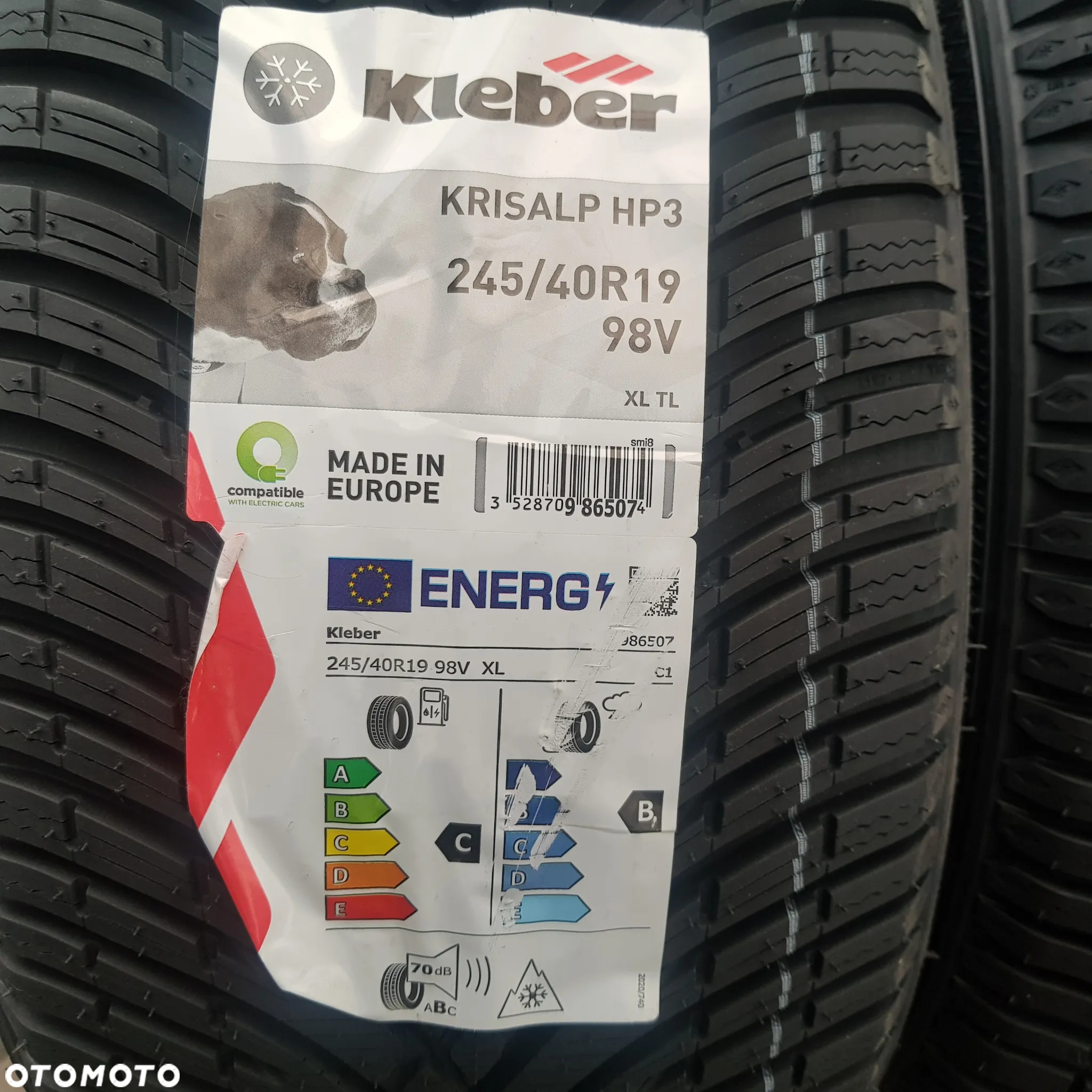 4x 245/40R19 Kleber Krisalp HP 3 Komplet opon zimowych Poznań - 2