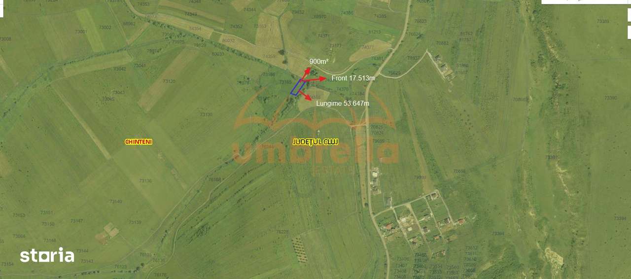 Teren de vanzare extravilan Chinteni 5.200m² - Imagine principală: 3/5