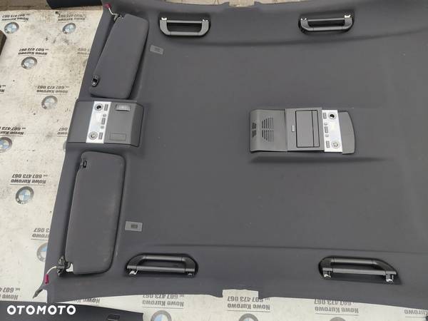 BMW E65 Podsufitka czarna M-Pakiet Komplet Bez szyberdachu - 5