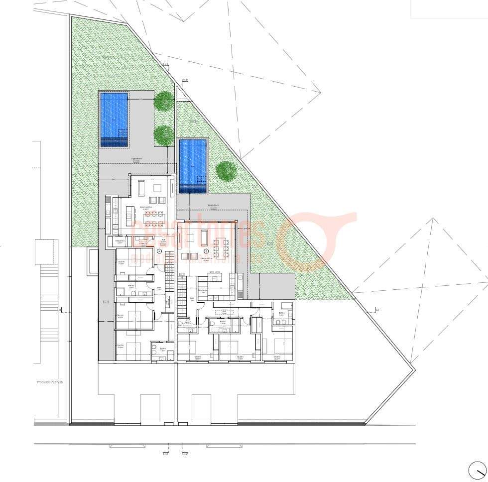 Terreno 1.118 m2 com Projeto Aprovado para 2 Moradias | Serzedo e Pero-6