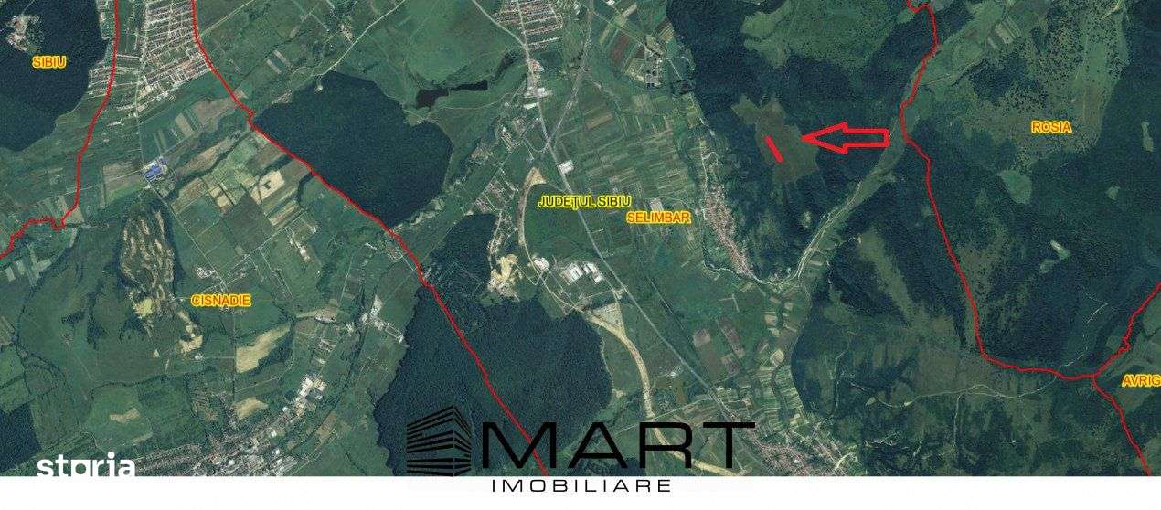 Teren extravilan 1300 mp, zona Selimbar (Mohu) - Imagine principală: 3/3