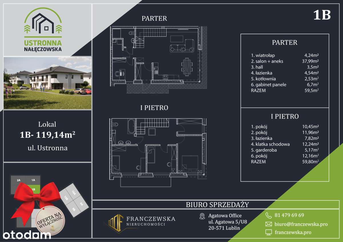 Ustronna Nałęczowska, Kameralna Inwestycja Lublin - Pełny obrazek: 2/20