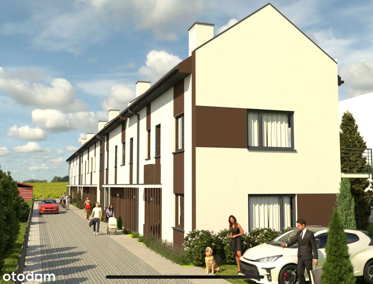 Na sprzedaż nowy dom w zabudowie szeregowej z garażem-0