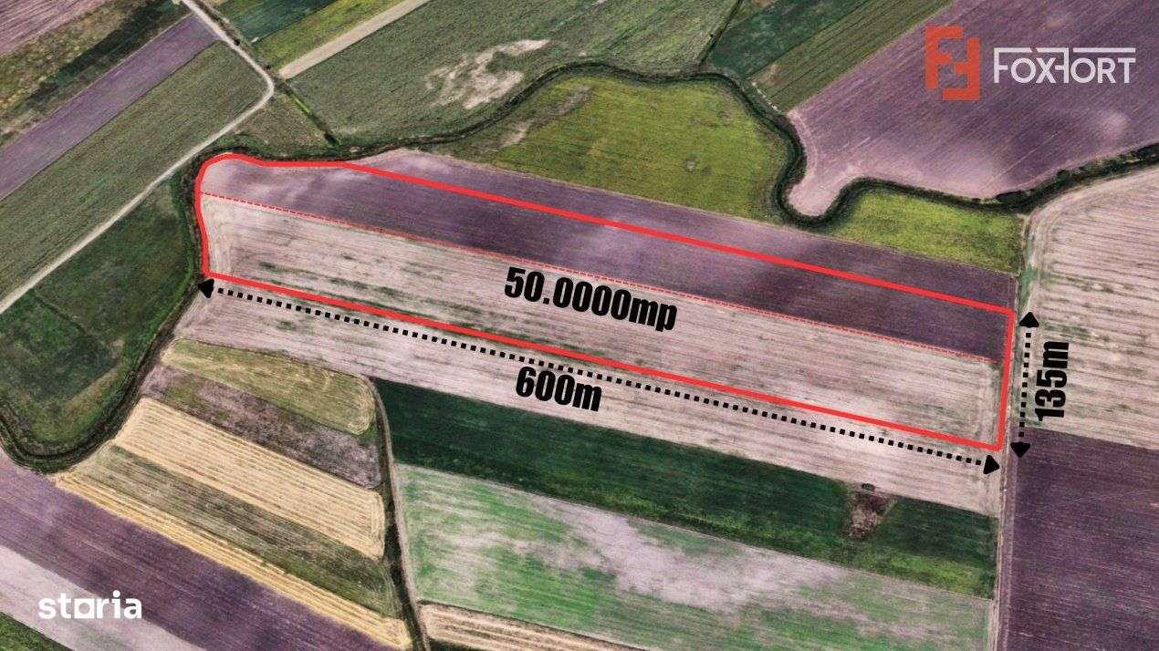 COMISION 0% Teren extravilan agricol, 5ha- Oportunitate investitie - Imagine principală: 5/6