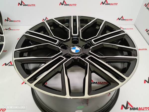 Jantes look BMW New Serie 8 Preto Polido 19 - 5