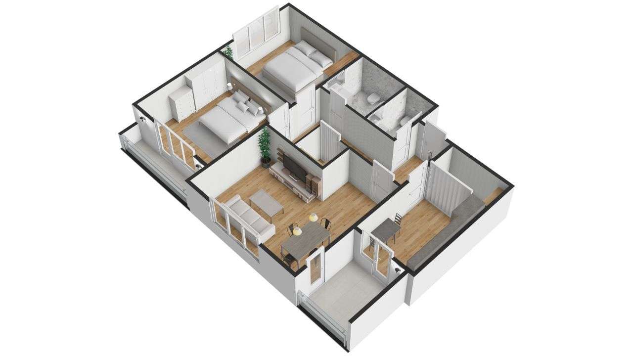 Direct PROPRIETAR - Ap.3 camere Etaj 1-str O Goga -Vilă NOUĂ 2025 - Imagine principală: 5/15