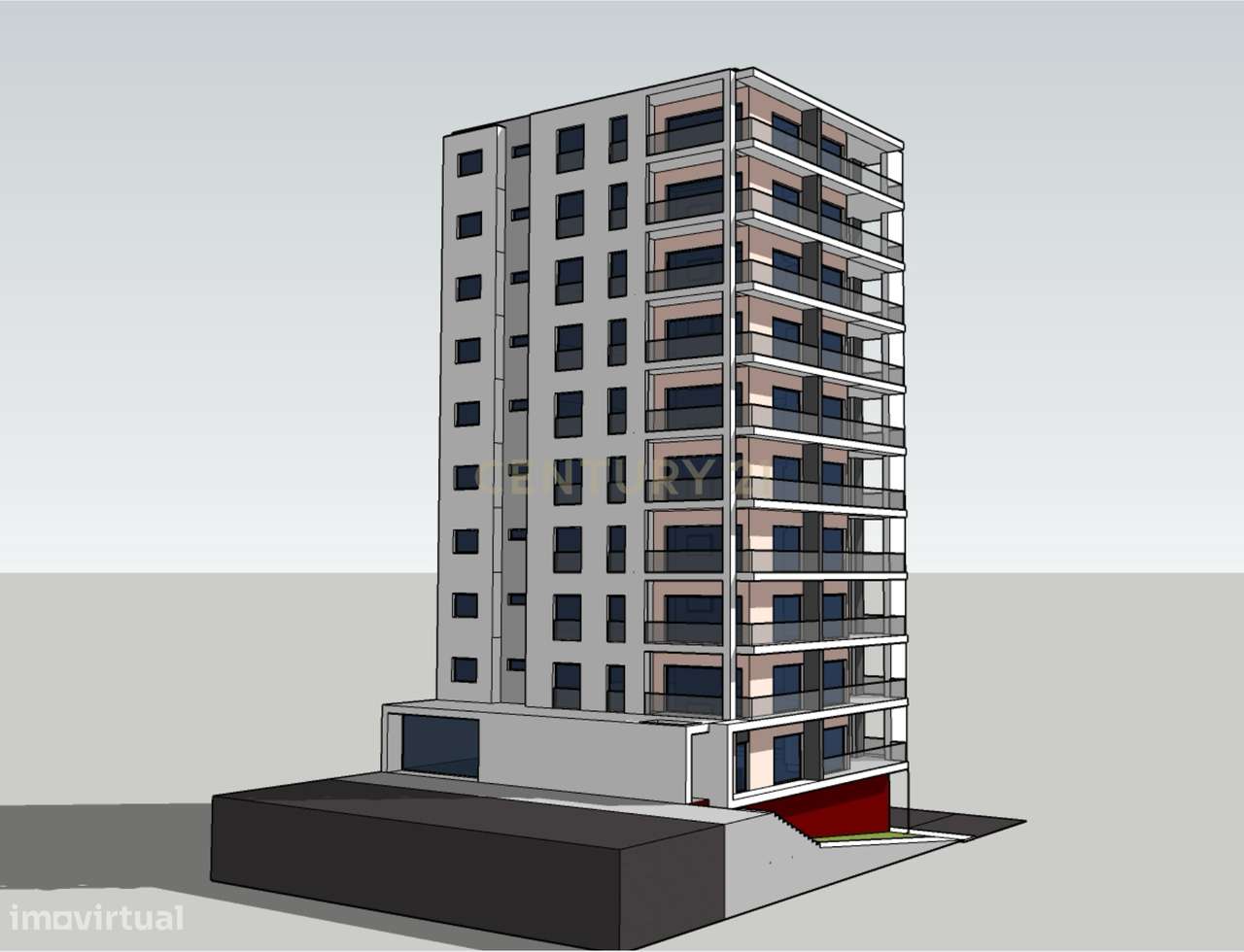 Terreno p/ prédio c/ 27 fogos, 3 comércios e cave em Santa Marta do Pi - Grande imagem: 2/32