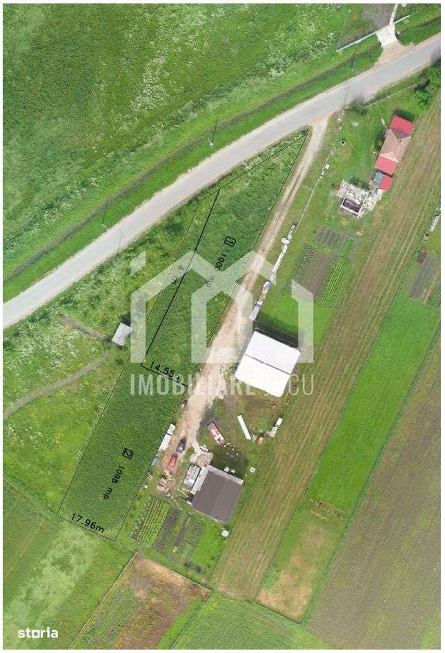 COMISION 0% Teren intravilan 1000mp - Ideal pentru construcție - Imagine principală: 3/4