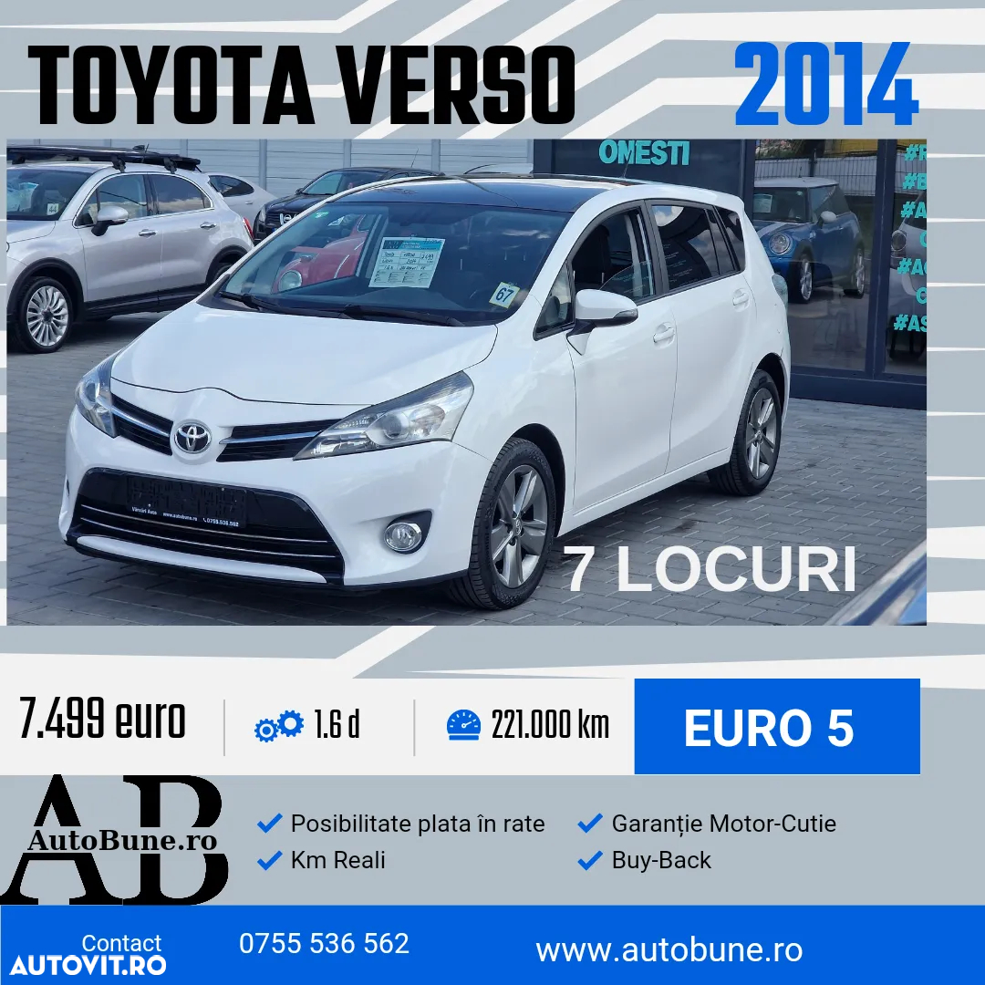 Toyota Verso 1.6 D-4D 7-Sitzer Start/Stop Comfort - 2