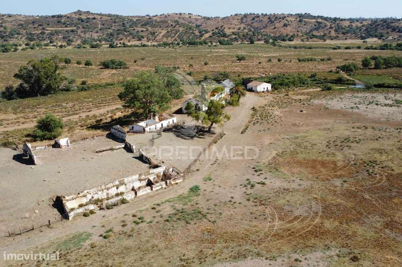Terreno misto junto ao Guadiana, 125ha, com ruína de 1005m2 - Grande imagem: 4/31