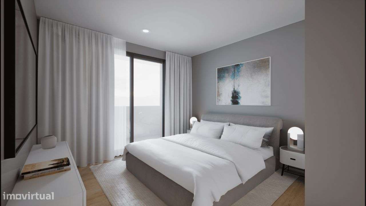 Apartamento T2 com Ampla Varanda | Herdade Real de Santiago-5