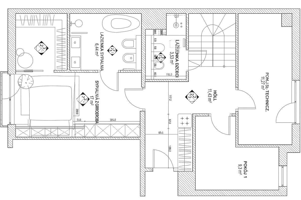 Dwupoziomowy apartament |  Przy Zakrzówku-19