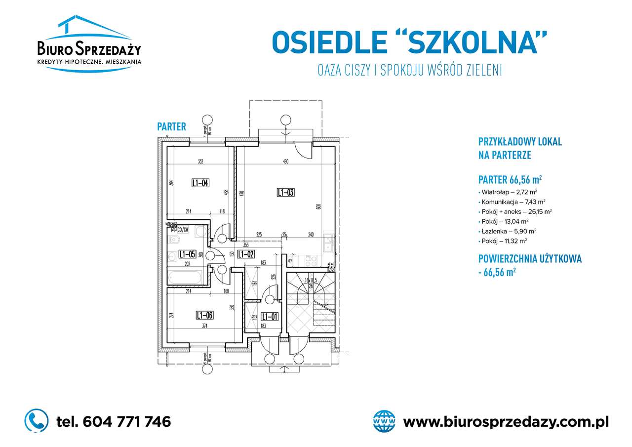 PRZESTRONNE 3 POKOJE+2MP+OGRÓDEK-BLISKO SZKOŁY - Pełny obrazek: 5/11