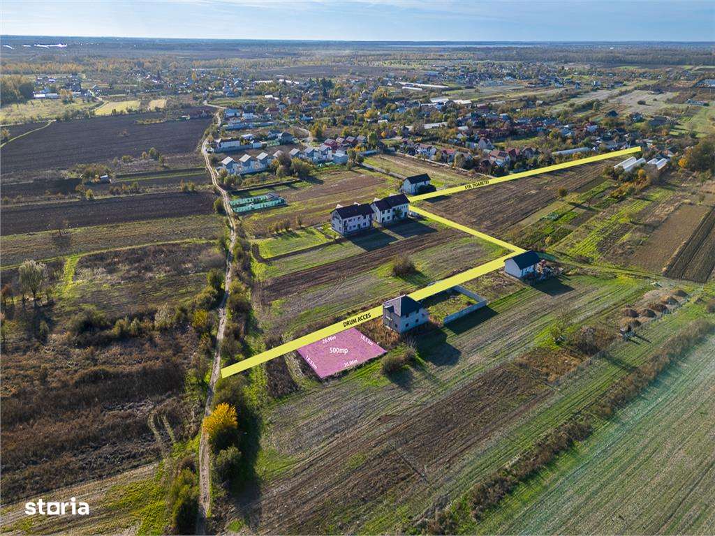 MAGURELE - DUMITRANA,TEREN INTRAVILAN 500 MP,DESCHIDERE 27 M,STB 6 MIN - Imagine principală: 4/6