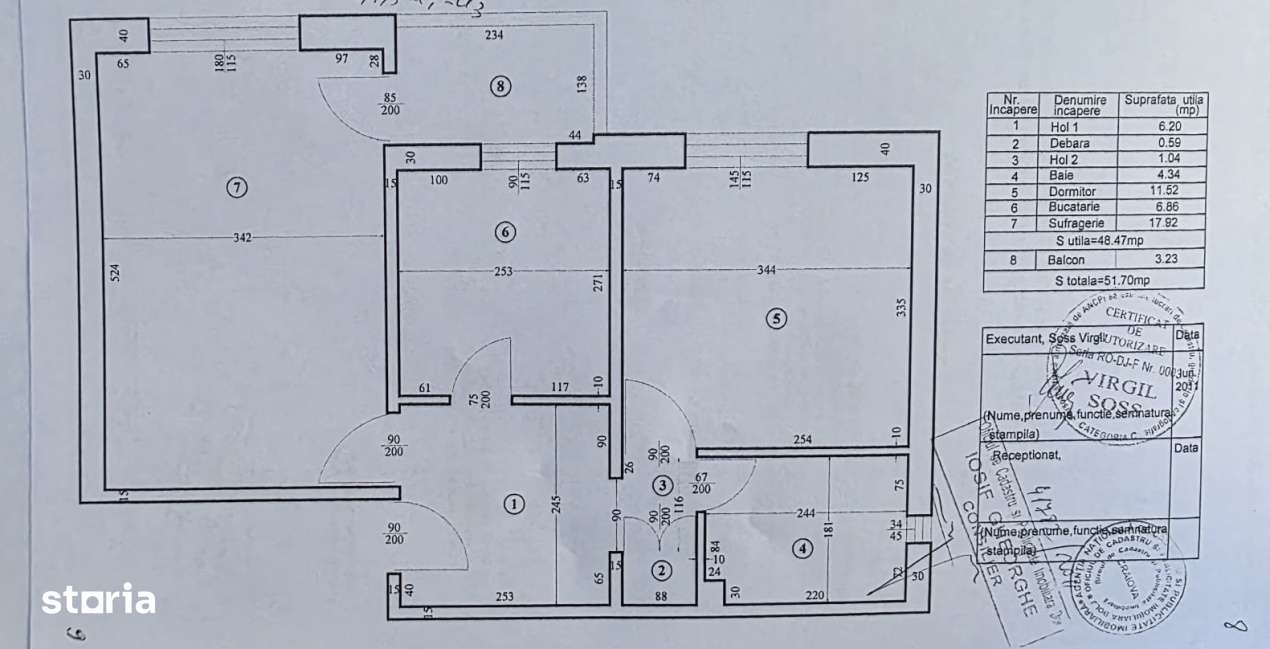 Apartament 2 camere 52 mp Rovine Craiova-0