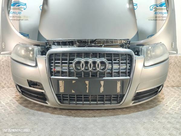 FRENTE COMPLETA AUDI A6 C6 SLINE S-LINE CAPOT PARACHOQUES GUARDA-LAMAS OTICAS RADIADOR VENTILADOR FRENTE FIBRA REFORÇO - 6