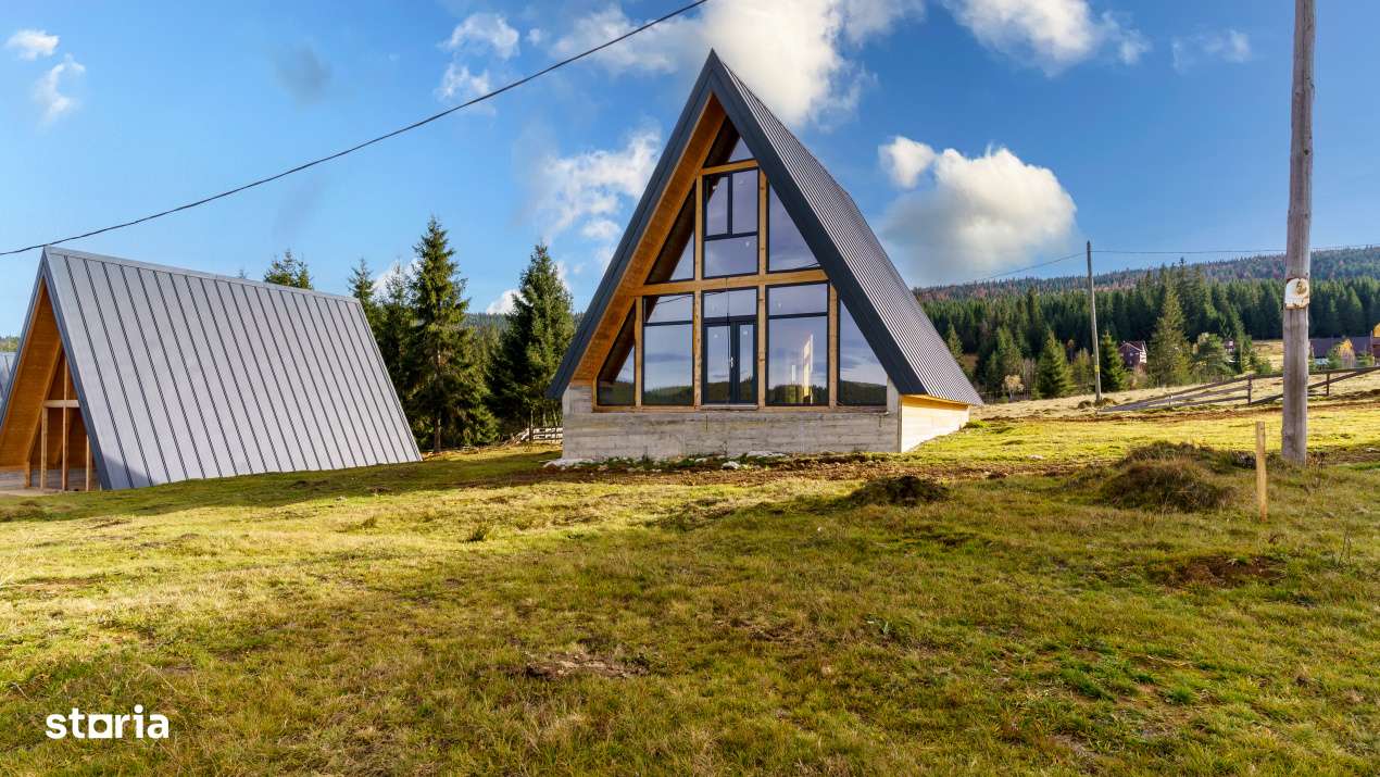 Cabana A-Frame, semifinisata, Smida - Imagine principală: 2/10