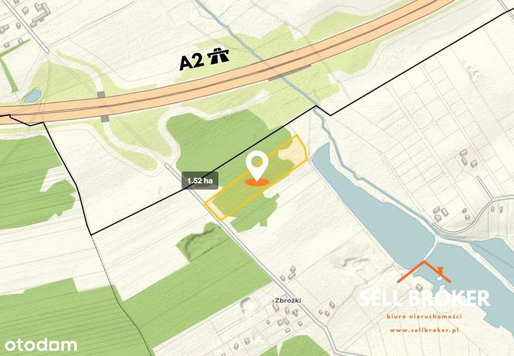 Działka pod inwestycję 15 400 m2/ mpzp - Pełny obrazek: 4/4