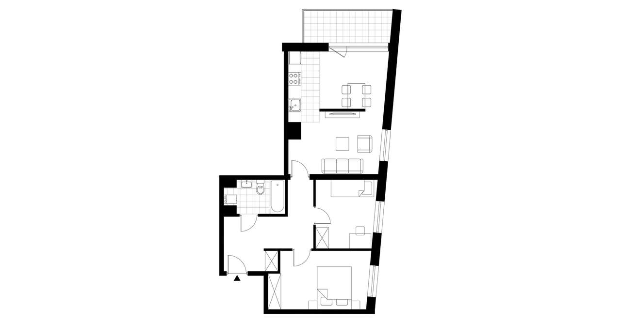 3-pokojowe mieszkanie 62m2 + balkon Bez Prowizji - Pełny obrazek: 3/8