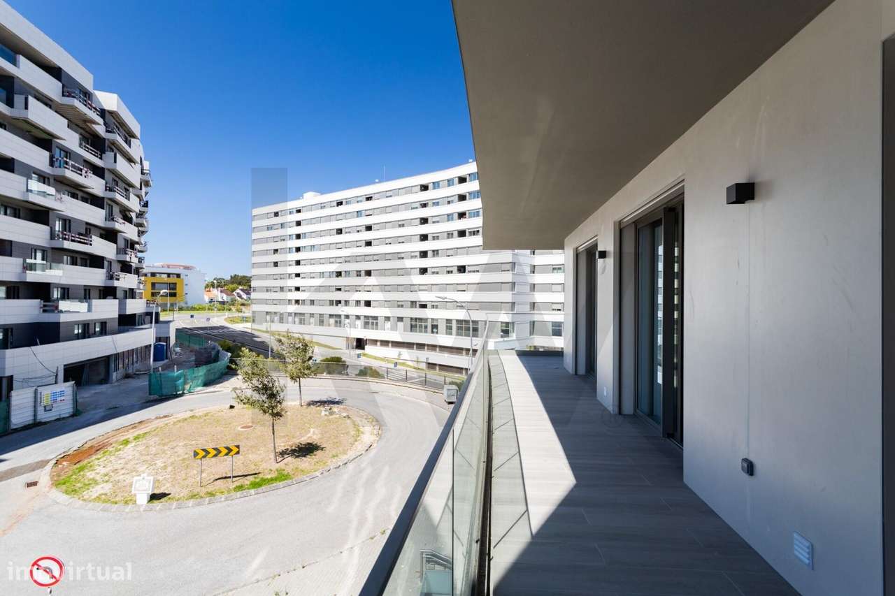 Exclusivo T3 Novo com Varandas de 51m2 | 2 Lugares de Garagem e Arreca-17