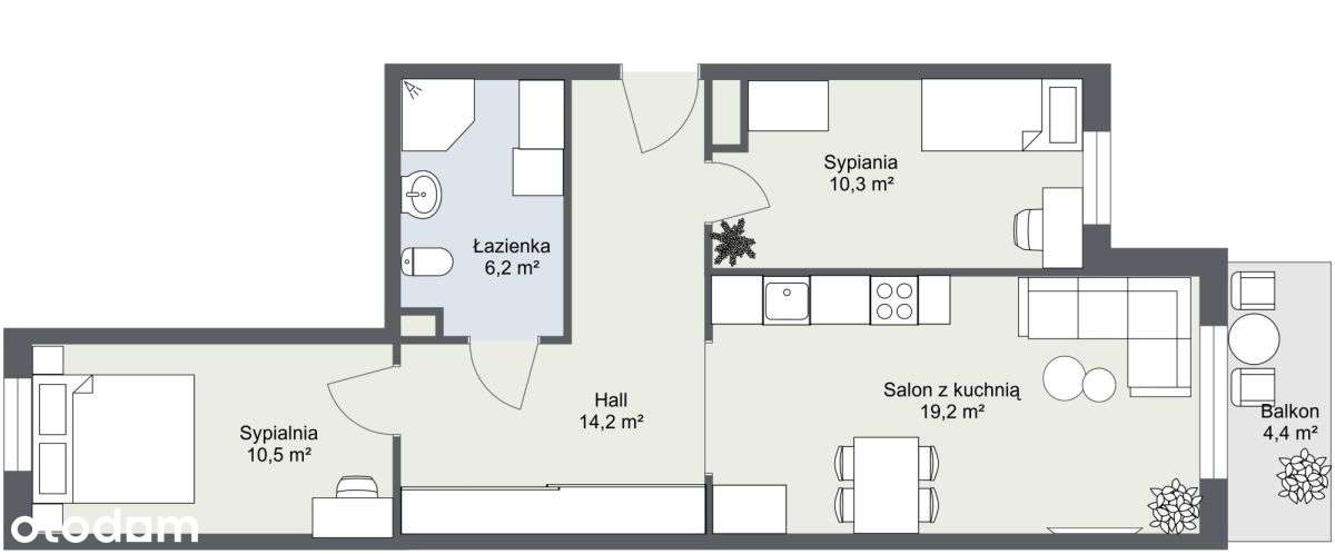 Przestronne mieszkanie na Bemowie-15
