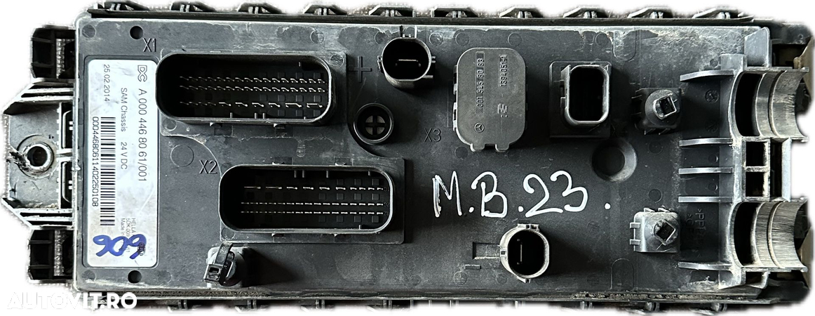 calculator sam chassis mercedes actros mp4 mega a0004468061 - 1