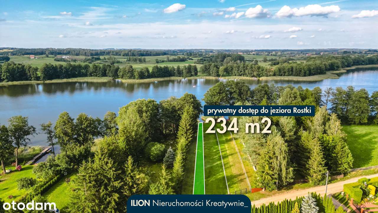 Działka budowlana + prywatny teren nad jeziorem - łącznie 1016 m2 - Pełny obrazek: 5/9
