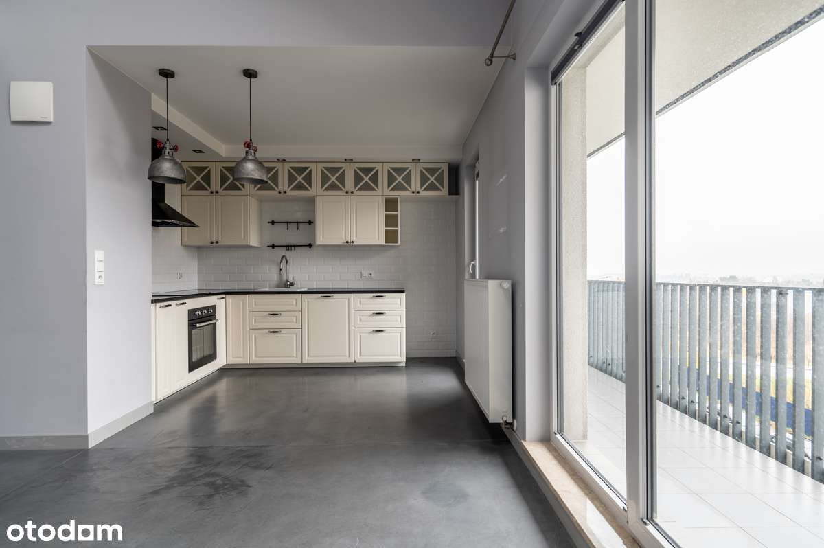 Dwupoziomowy Loft 95 m2 w industrialnym stylu | Dwa balkony - Pełny obrazek: 4/18