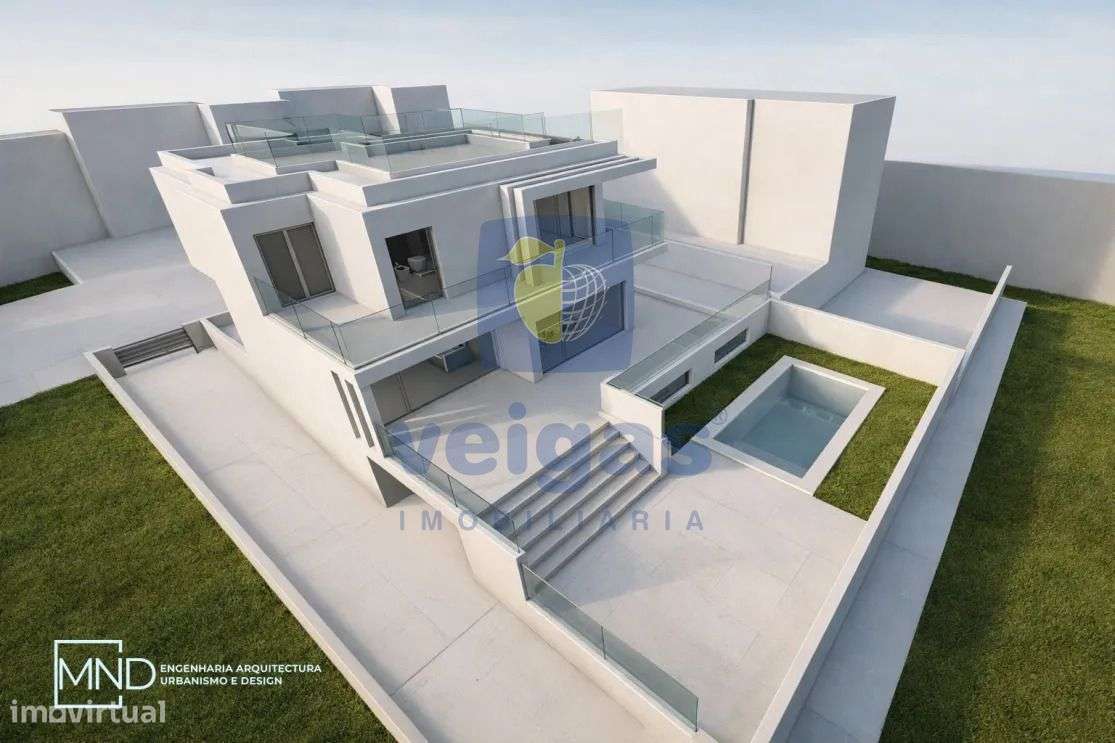 Moradia Nova T4 com Piscina Aquecida, Terraço Panorâmico e Sistema VMC-12