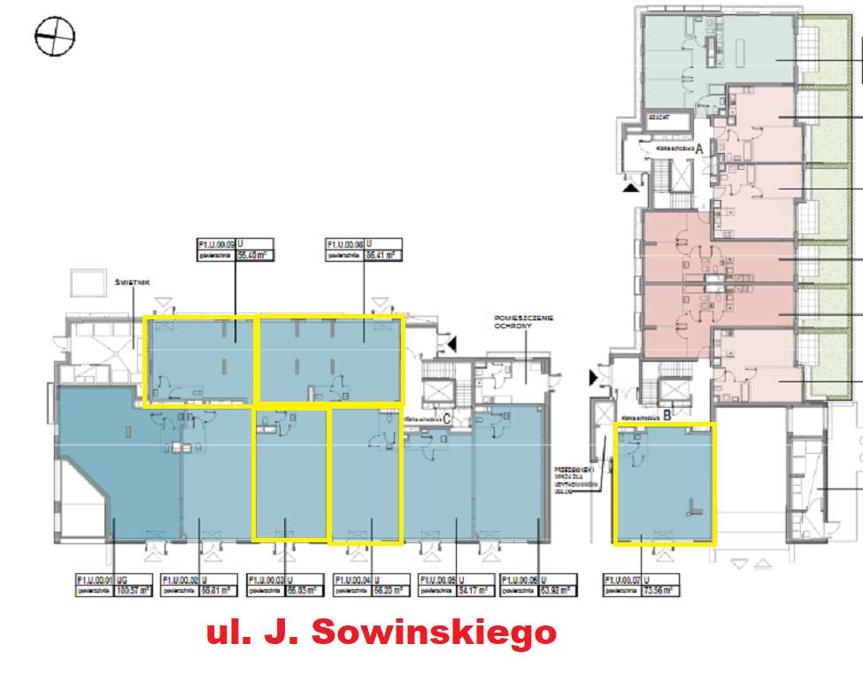 Lokal 87 m² z witrynami - inwestycja Splot Wola-3