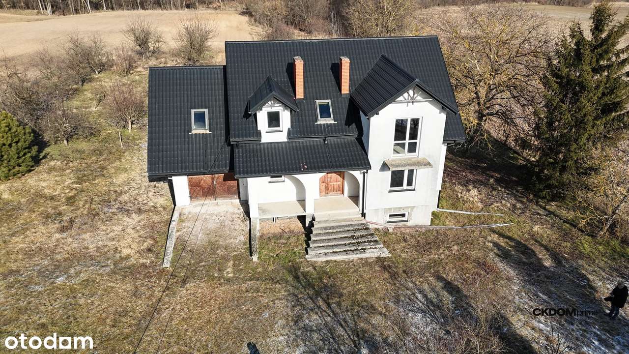 Bugaj – dom 170 m², działka 7600 m², stan dewel.