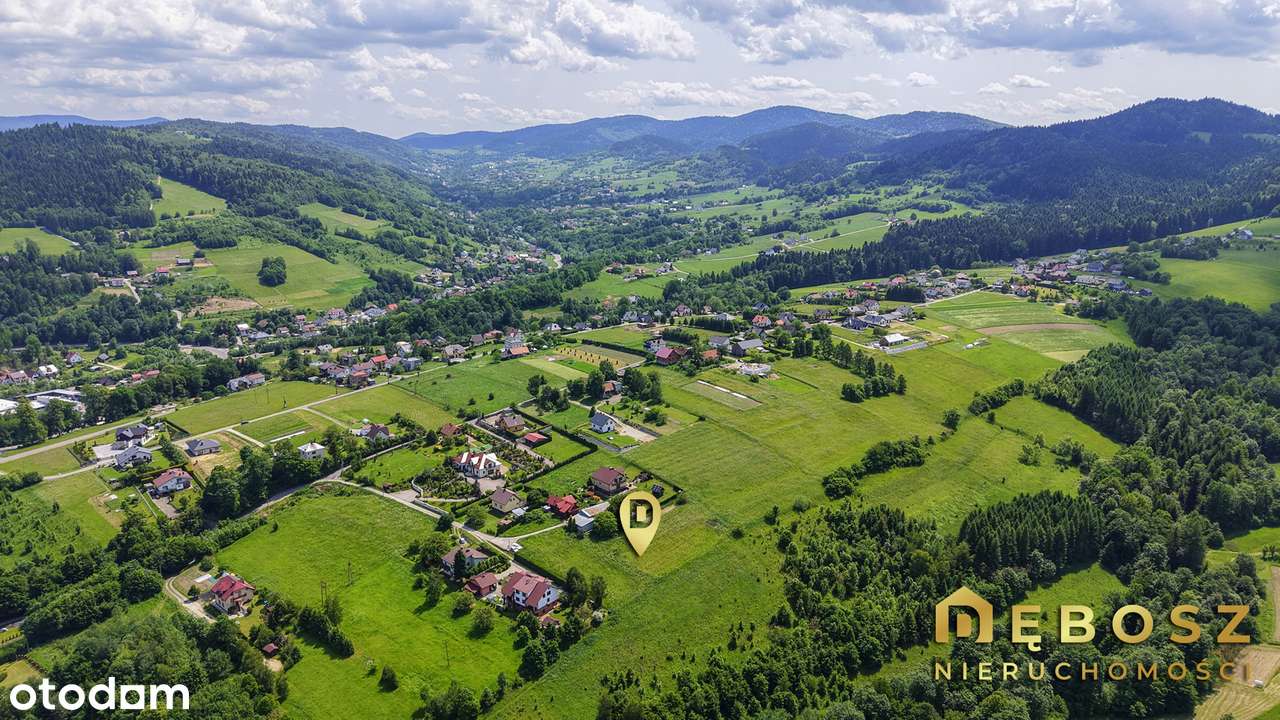 Kamionka Wielka | Widokowa Działka Budowlana - 15ar - 150.000 zł - Pełny obrazek: 4/12