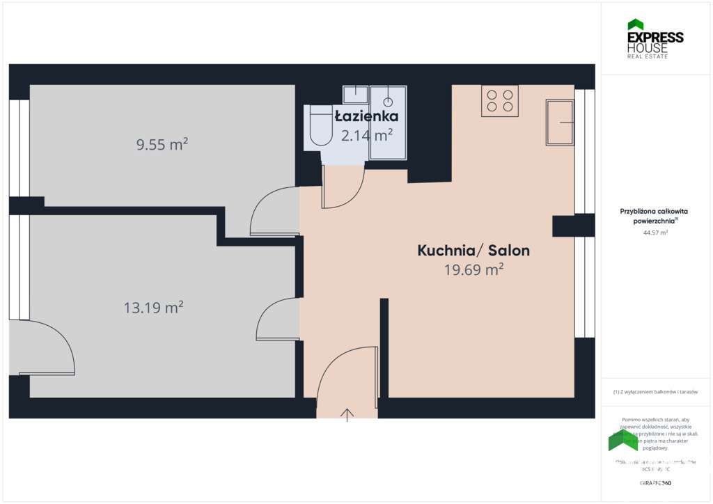 Jasne, dwustronne mieszkanie po remoncie-14
