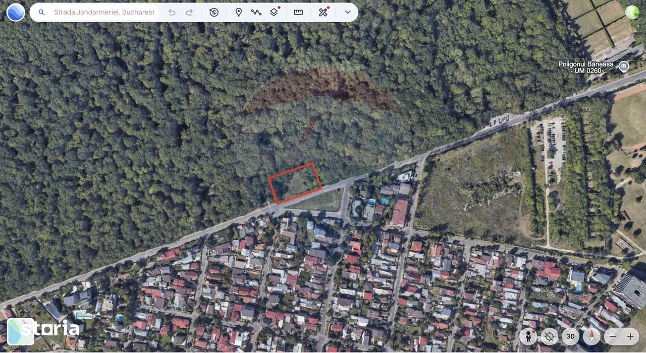 Teren de vanzare,  1,250mp Strada Jandarmerie, Baneasa - Imagine principală: 5/6