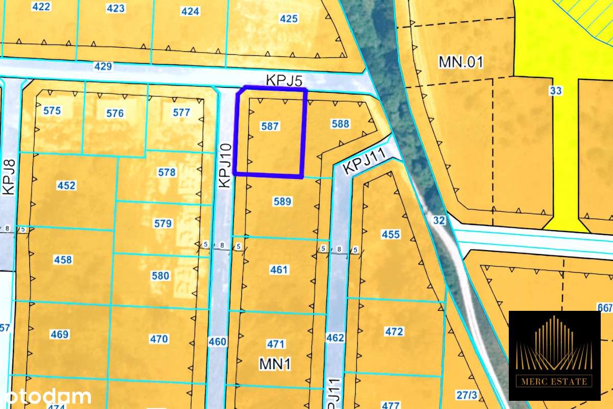 Działka budowlana w Mykach - Pełny obrazek: 5/7