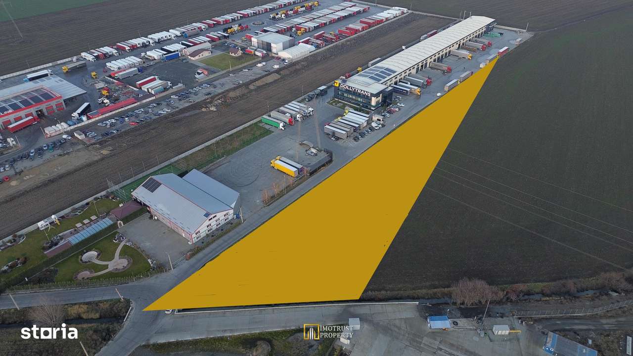 Teren Extravilan 10.200 mp – Zona Industriala Est Arad, Comision 0% - Imagine principală: 1/6