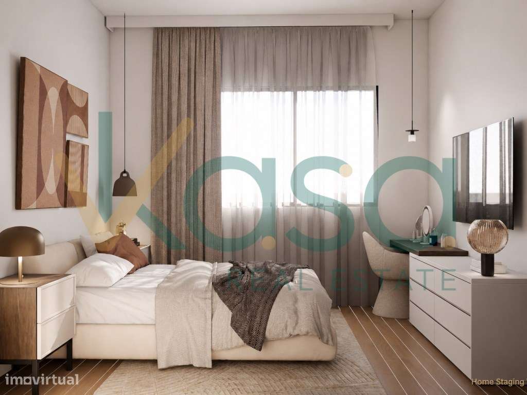 T3 totalmente remodelado com varanda em Alhos Vedros-7