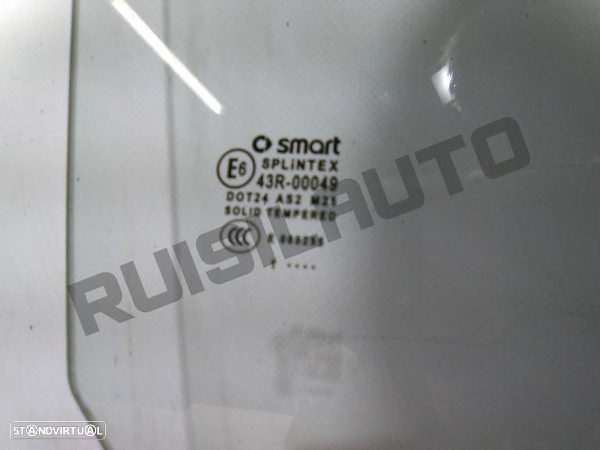 Vidro Porta Direita  Smart Fortwo (451) [2007_2014] 1.0 - 2