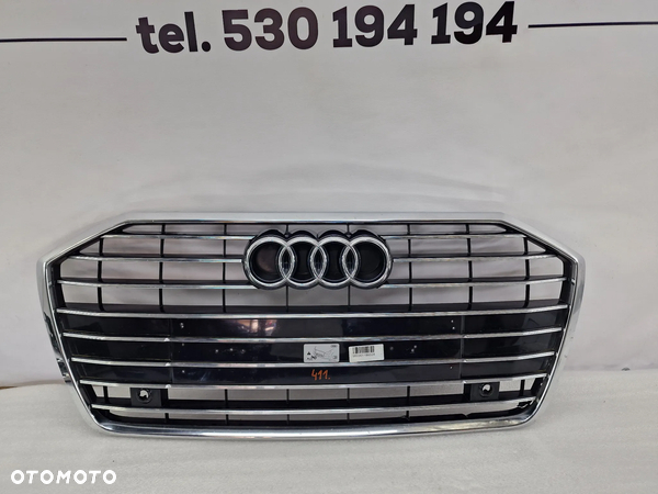 AUDI A6 C8 S-LINE 18- ATRAPA / GRILL PRZEDNI PRZÓD NA PDC , NR 4K0853651B / 4K0853653B , NR AUKCJI GL411 - 1