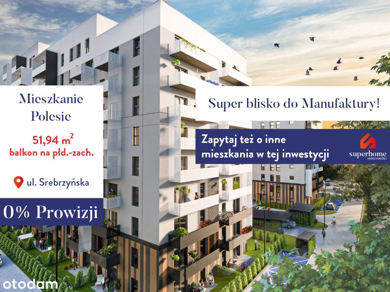 Piękne mieszkanie dla rodziny przy Manu - 52 m2