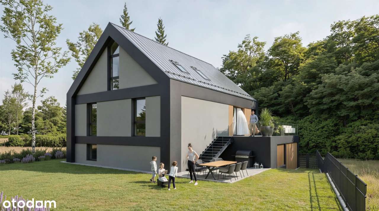 Dom, w którym się zakochasz od pierwszego wejrzenia, cisza, spokój,las-12