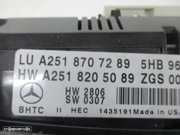 Comando Chaufagem Mercedes-Benz R-Class (W251, V251) - 6